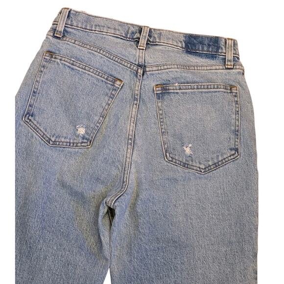 Abercrombie & Fitch The 90s Straight Ultra High Rise Split Hemline | 28/6L EUC - Picture 10 of 14